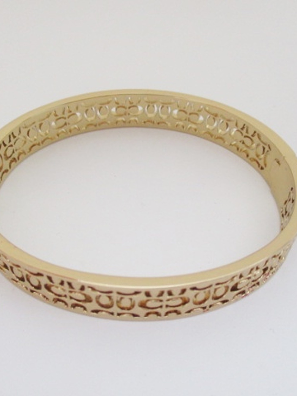 COACH - Quilted Cut Out Bangle Bracelet